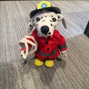 NFFF Dancing Dalmatian Plush Dog Fireman Stuffed Animal see details